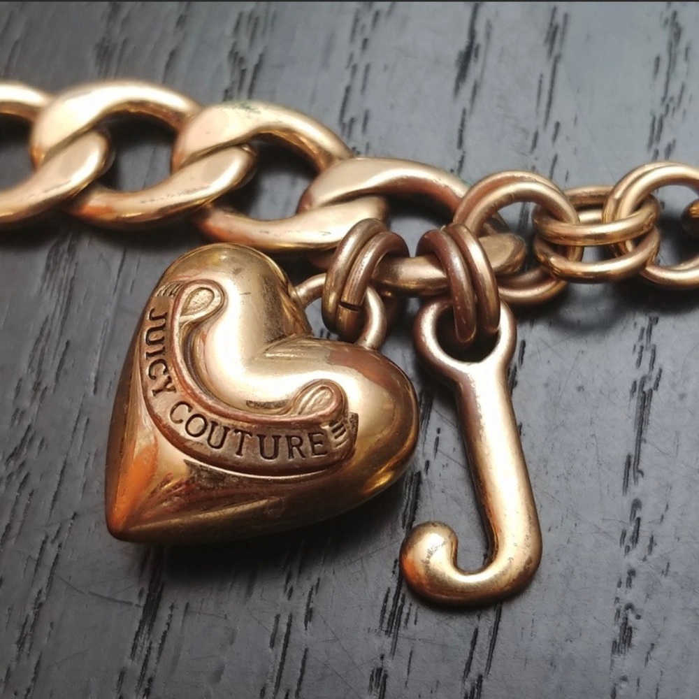 Gold juicy couture bracelet